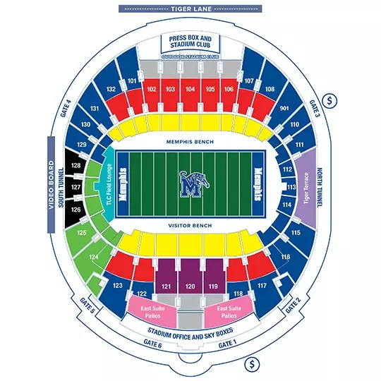 Football Seating Chart