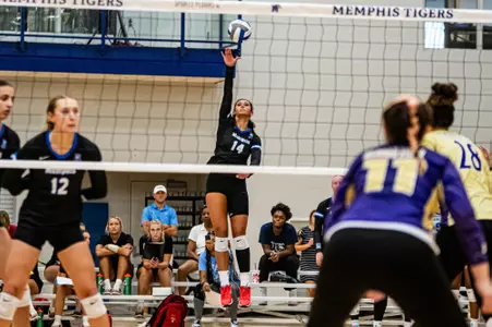 Right Side Hitter Clara Bednarek (14) during the Memphis vs. Alcorn State volleyball match on 08252023.