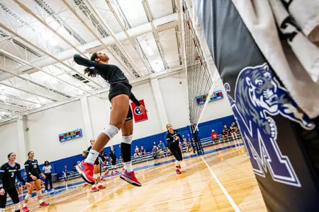 Right Side Hitter Clara Bednarek (14) during the Memphis vs. Alcorn State volleyball match on 08252023.