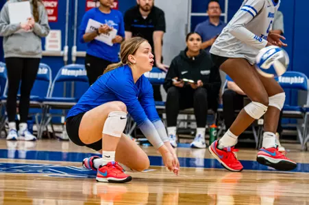 Libero Abigail Schlueter (9) during the Memphis vs. Arizona State volleyball match on 09142023.