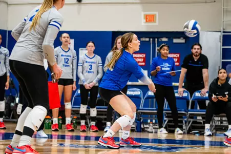 Libero Abigail Schlueter (9) during the Memphis vs. Arizona State volleyball match on 09142023.