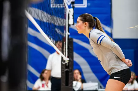 Middle Hitter Autumn Flynn (15) during the Memphis vs. Arizona State volleyball match on 09142023.
