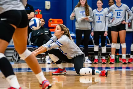Libero Bailey Houlihan (10) during the Memphis vs. Arizona State volleyball match on 09142023.