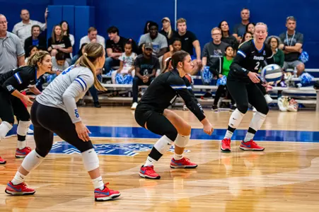 Defensive Specialist Rylee Busse (11) during the Memphis vs. Southern Mississippi volleyball match on 09152023.
