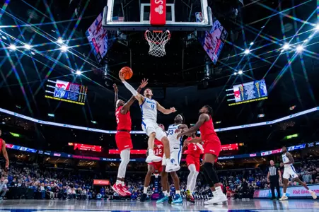 Guard Jahvon Quinerly (11) during the Memphis vs. SMU Men’s Basketball game on 01072024.