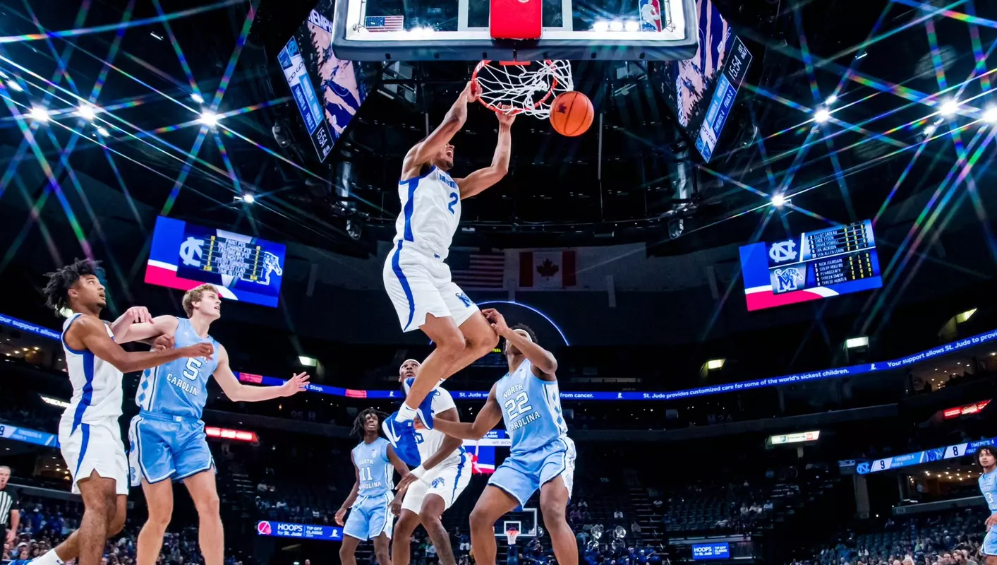 during the Memphis vs. North Carolina Men’s Basketball game on 10152024.