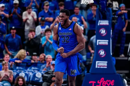 Center Moussa Cisse (32) during the Memphis vs. Mizzou Men’s Basketball game on 11042024.
