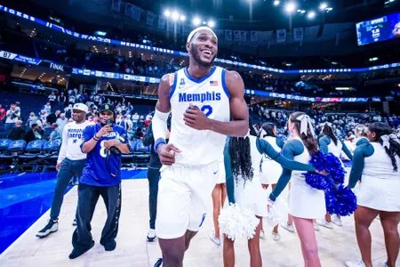 Center Moussa Cisse (32) during the Memphis vs. Ole Miss Men’s Basketball game on 12282024.