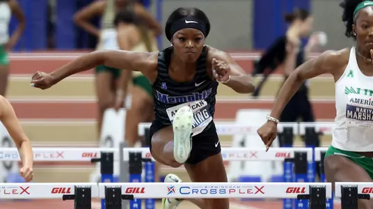 Madison Fleming at AAC Indoor Championships, Feb. 24, 2024