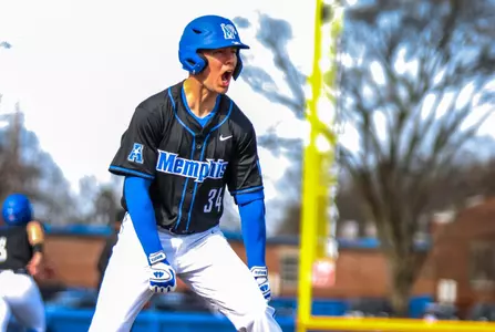 Brennan DuBose grand slam vs. Bowling Green, Feb. 25, 2024, photo by Louie Sanders
