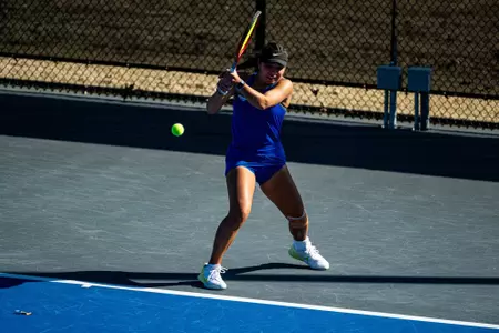 Camila Soares during the Memphis vs. University of Alabama at Birmingham Tennis match on 03292024.