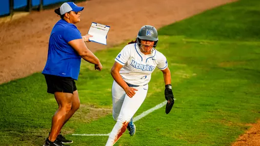 Arianna Cox-Cole Running the Bases