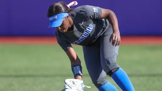 Aaliyah Dixon Playing Outfield