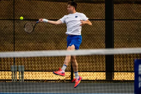 Conor Gannon during the Memphis vs. Yale Tennis match on 03292024.