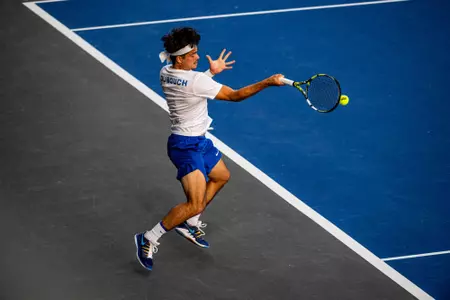 Maxime Dubouch during the Memphis vs. Yale Tennis match on 03292024.