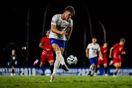 Midfielder Dino Stavros (26) during the Memphis vs. Northern Illinois Men’s Soccer game on 08292024.