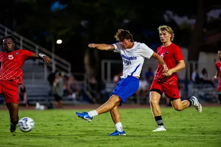 Midfielder Lleyton Imparato (10) during the Memphis vs. Northern Illinois Men’s Soccer game on 08292024.