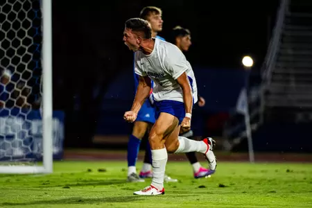 Forward Luciano Galizzi (9) during the Memphis vs. Northern Illinois Men’s Soccer game on 08292024.