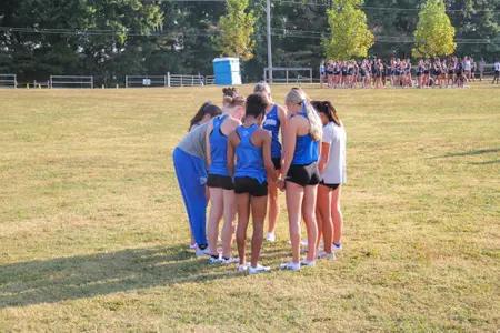 XC Huddle at Rhodes Invitational