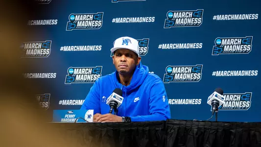 PENNY HARDAWAY AT NCAA MEDIA