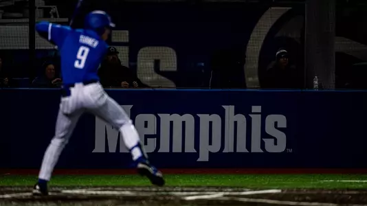 Infielder Cy Turner (9) during the Memphis vs. Southest Missouri Baseball game on 02142025.