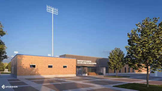 lize wellford fletcher stadium frontside rendering