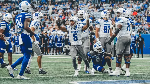 Sutton Smith celebrating at Georgia State