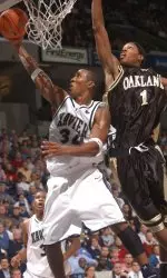 Stanley Burrell scored 13 points on Saturday.