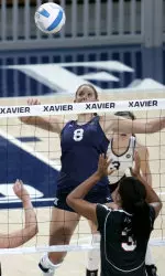 Senior Astyn Bjorklund posted another 22 kills and a .545 hitting percentage in XU's 3-1 loss at Louisville on Wednesday evening.