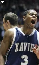 Justin Cage's layup put Xavier up for good 67-66. He blocked a shot on the next possession.