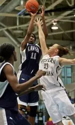 Amber Harris scored 11 points on Friday.