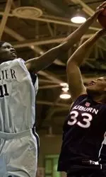 Amber Harris blocked eight shots during the Paradise Jam.