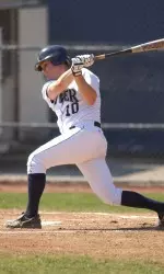 XU senior Sean Brewer ended the game 4-for-6 at the plate and notched the first triple of his career.