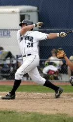 Junior Dan Hayden finished the afternoon 2-for-4 and singled in Xavier's first run of the game in the seventh inning.