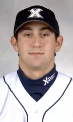 Sophomore Robbie Kelley finished the day 3-for-4 and drove in XU's first run of the game.