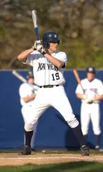 Jordan Wolf finished 1-for-3 on the afternoon and drove in the first run of the game for the Musketeers.