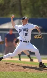 Senior Steve Sakosits threw six solid innings but received the no decision as XU fell to rival Cincinnati, 8-6.