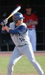 Freshman Steve Brown extended his hitting streak to a season-high 16 games this afternoon against La Salle.