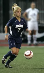 Senior Amber Silvis and the Musketeers will try to bounce back on Friday against Morehead State.