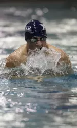 Junior Matt Marcus, along with Matt Krouse, John Roof and Nathan Green, took first place in the 400 Medley Relay.
