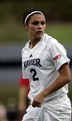 Senior Carissa Gilbert was one of the reasons Xavier controlled the action on Friday night.