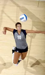 Freshman Chelsea Campbell posted a career-high 10 kills in XU's loss to Miami (Ohio).