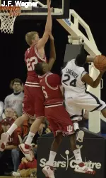 Drew Lavender, 2007 Chicago Invitational Challenge Co-MVP, goes up for two in the win over then No. 8 Indiana