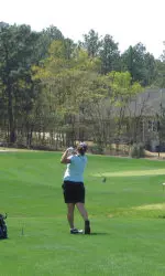 Kara Manis led XU to four strokes off first place