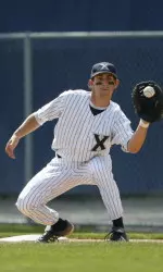 Robbie Kelley led the XU offense with a 4-for-8 day and the only extra-base hit on the afternoon for the Blue and White.