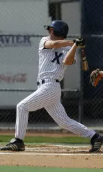 Sophomore Adam Pasono led the Musketeers at the plate as he tied his career high with three hits.