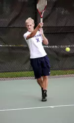 Freshman Brian Starr picked up wins at No. 2 doubles and No. 4 singles at Cleveland State
