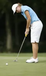 Mary Beth McKenna led Xavier at the LPGA International this weekend.