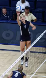 Junior Kelly Ruth posted a career-high 27 kills versus IPFW