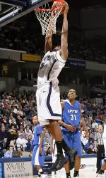 Derrick Brown scored 17 points to go with eight rebounds against Butler